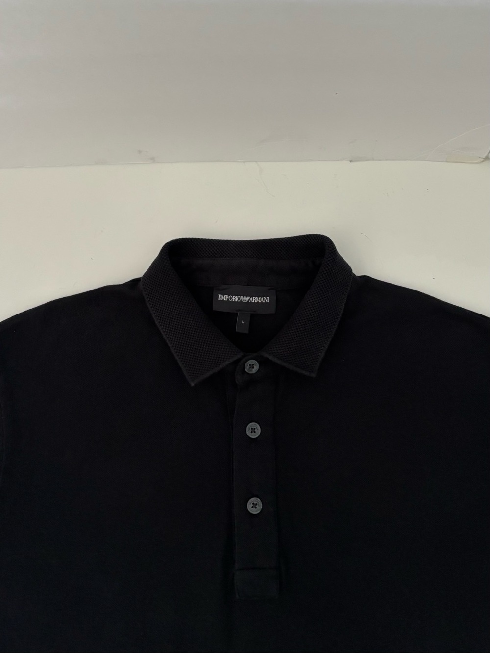 Emporio Armani Men's Patch Logo Short Sleeve Polo Shirt Size L - Picture 4 of 15